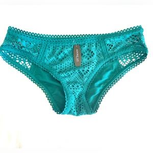 Adore Me Lianne Contour Bikini Bottoms New Green Small